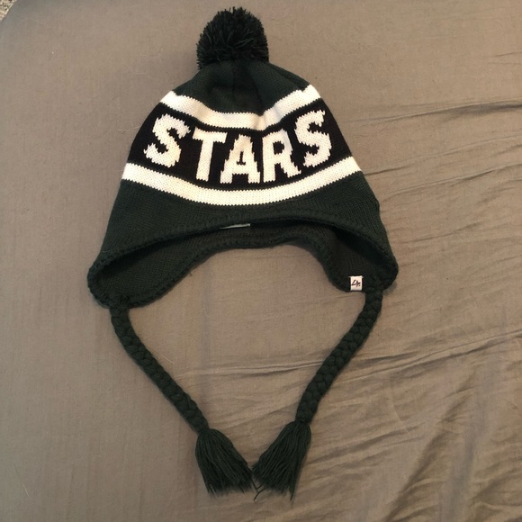 Texas Stars Hockey Beanie Cap with Top Poof - Picture 1 of 6